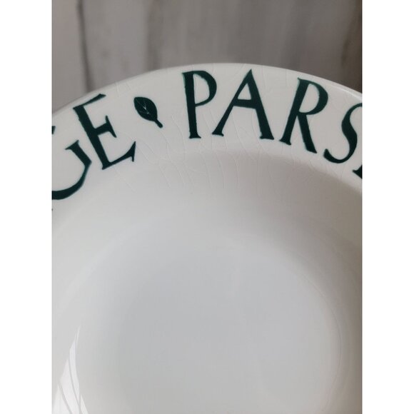Pier 1 herbs soup bowl sage parsley mint rosemary Dill - Picture 8 of 12